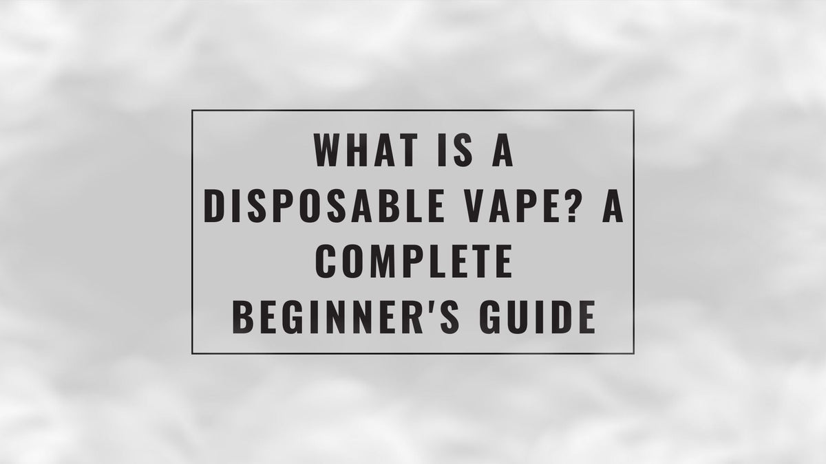 What Is a Disposable Vape? A Complete Beginner's Guide